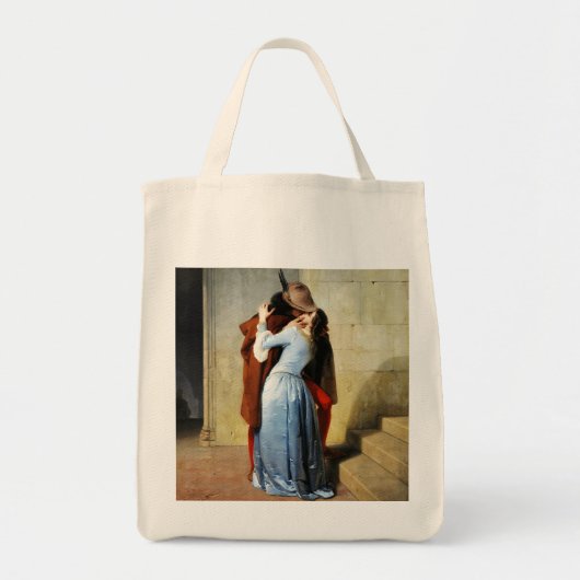 The Kiss - Francesco Hayez Il Bacio トートバッグ (正面)