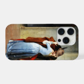 The Kiss - Francesco Hayez Il Bacio  iPhoneケース (裏面横)