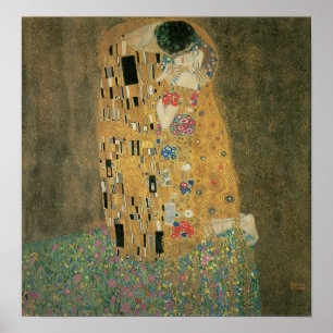 The Kiss, Gustav Klimt ポスター