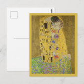 The kiss - Gustav Klimt ポストカード (正面/裏面)