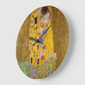 The Kiss | Gustav Klimt | ラージ壁時計 (傾斜)