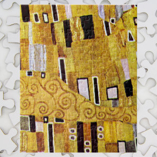 The Kiss Pattern by Gustav Klimt, Art Nouveau ジグソーパズル