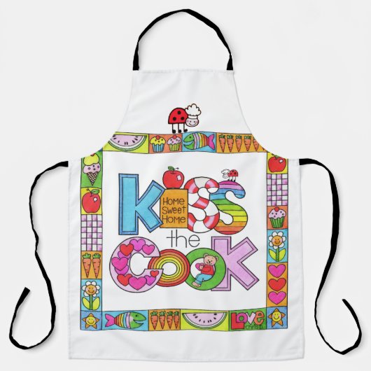 The Kiss the Cook Apron エプロン (正面)