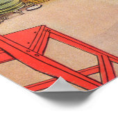 The Kitchen by Carl Larsson, 1898 ポスター (角)