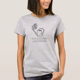 The Kitchen Gardener Minimalist Watering Can Line  Tシャツ