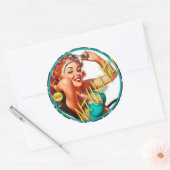 The Kitsch Bitsch ：まだ結婚ない！ ラウンドシール (封筒)