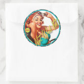 The Kitsch Bitsch ：まだ結婚ない！ ラウンドシール (バッグ)