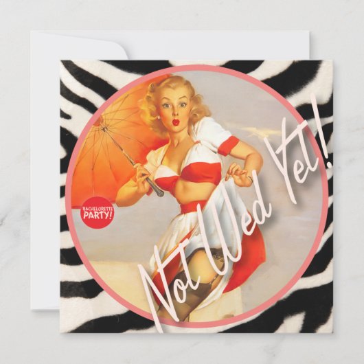 The Kitsch Bitsch ：まだ結婚ない！ 招待状 (正面)