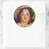 The Kitsch Bitsch ：ピンアップポートレート ラウンドシール (バッグ)