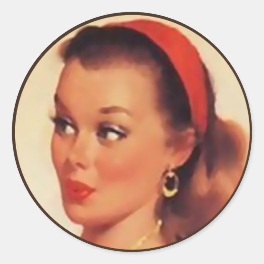 The Kitsch BItsch ：ピンアップポートレート ラウンドシール (正面)