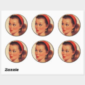 The Kitsch BItsch ：ピンアップポートレート ラウンドシール (シート)