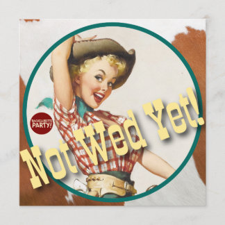 The Kitsch Bitsch :女性のカーボーイは結婚まだない! 招待状