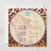 The Kitsch Bitsch : Just The Gals! 招待状 (裏面)