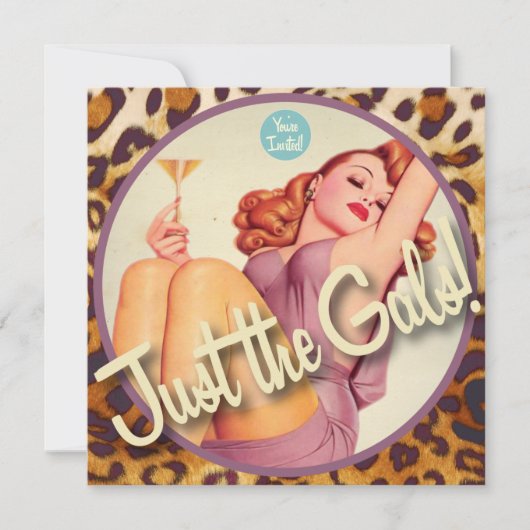 The Kitsch Bitsch : Just The Gals! 招待状 (正面)