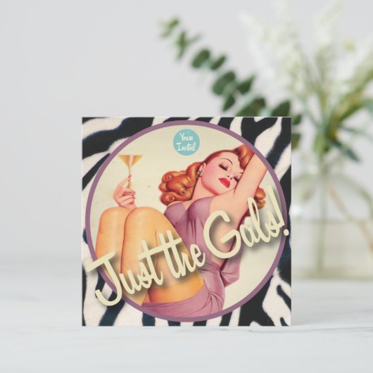 The Kitsch Bitsch : Just The Gals! 招待状 (スタンド正面)