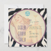 The Kitsch Bitsch : Just The Gals! 招待状 (裏面)