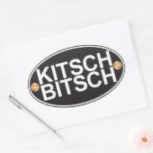 The Kitsch Bitsch : Kitsch Bitschカーシール 楕円形シール (封筒)