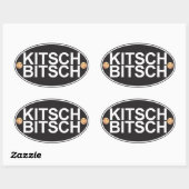 The Kitsch Bitsch : Kitsch Bitschカーシール 楕円形シール (シート)