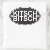 The Kitsch Bitsch : Kitsch Bitschカーシール 楕円形シール (バッグ)