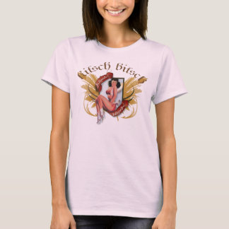 The Kitsch Bitsch : Kitschy Kute Kowgirl Pin-Up Tシャツ