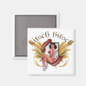 The Kitsch Bitsch : Kowgirl Kitsch Tattoo-Up マグネット (正面/裏面)