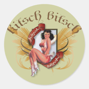 The Kitsch Bitsch :Kowgirl Kitsch Tattoo-Up ラウンドシール