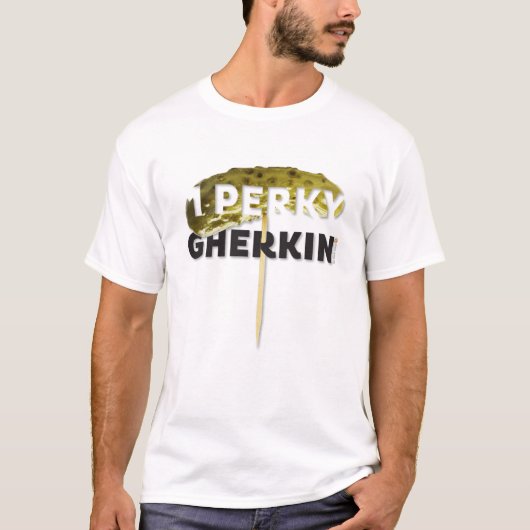 The Kitsch Bitsch© : One Perky Gherkin Tシャツ (正面)