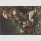 The Knight’s Prayer | Female Warrior in Forest 薄葉紙 (正面)