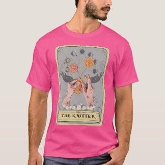 The Knitter Tarot Card  Knitting Yarn Craft Tシャツ