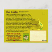 THE KOALA (Bear)は絶滅危惧種である読。 - ポストカード (裏面)