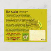 THE KOALA (Bear)は絶滅危惧種である読。 - ポストカード (裏面)