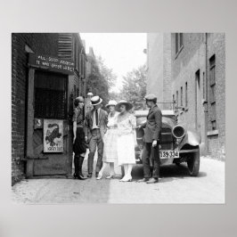 The Krazy Kat Speakeasy, 1921. Vintage Photo ポスター