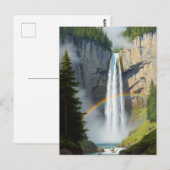  The Krimml Falls Austria Tallest Waterfall  ポストカード (正面/裏面)