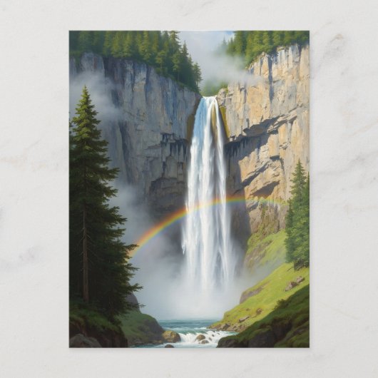  The Krimml Falls Austria Tallest Waterfall  ポストカード (正面)