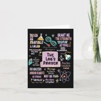 The Labs Prayer Medical Laboratory Scientist Lab カード