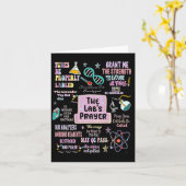 The Labs Prayer Medical Laboratory Scientist Lab カード (黄色い花)