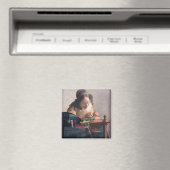 The Lacemaker, Johannes Vermeer, 1669-1670 マグネット (インサイチュ (食洗機))