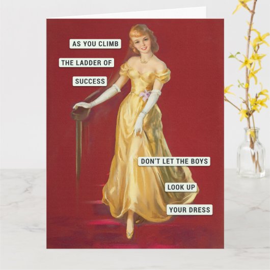 The Ladder of Success カード (黄色い花)