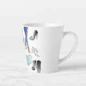 The Ladies Shoes design Latte Mug カフェラテマグ (右)