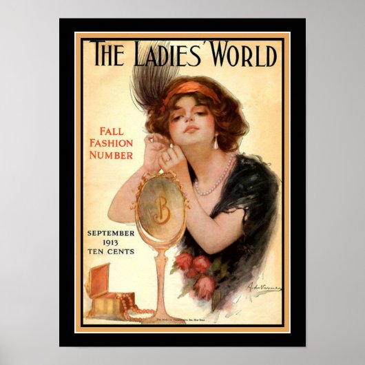 "The Ladies' World" 1913 ポスター (正面)