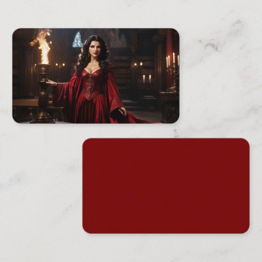 The Lady of Magick Bookmark 名刺 (正面/裏面)