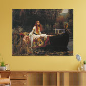 The Lady of Shalott – 1888 John William Waterhouse キャンバスプリント (インサイチュ (リビング))