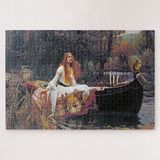 The Lady of Shalott, John William Waterhouse ジグソーパズル (横)