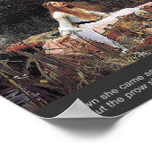 The Lady of Shalott print ポスター (角)