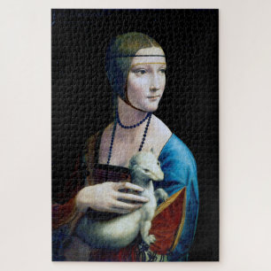 The Lady with an Ermine, Leonardo da Vinci ジグソーパズル