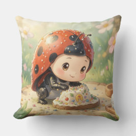 The Ladybug and the Hidden Nectar Kingdom クッション