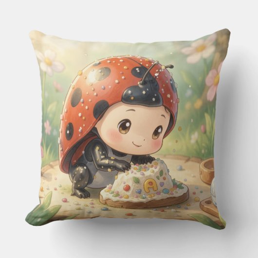 The Ladybug and the Hidden Nectar Kingdom クッション (正面)