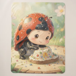 The Ladybug and the Hidden Nectar Kingdom シェルパブランケット