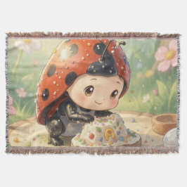 The Ladybug and the Hidden Nectar Kingdom スローブランケット