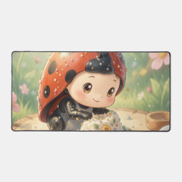 The Ladybug and the Hidden Nectar Kingdom デスクマット